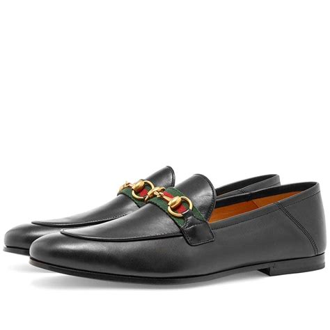 gucci brixton mens width|Shop Gucci Web Brixton Leather Loafers .